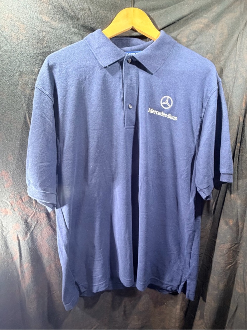 Port Authority Deep Blue Collared Polo